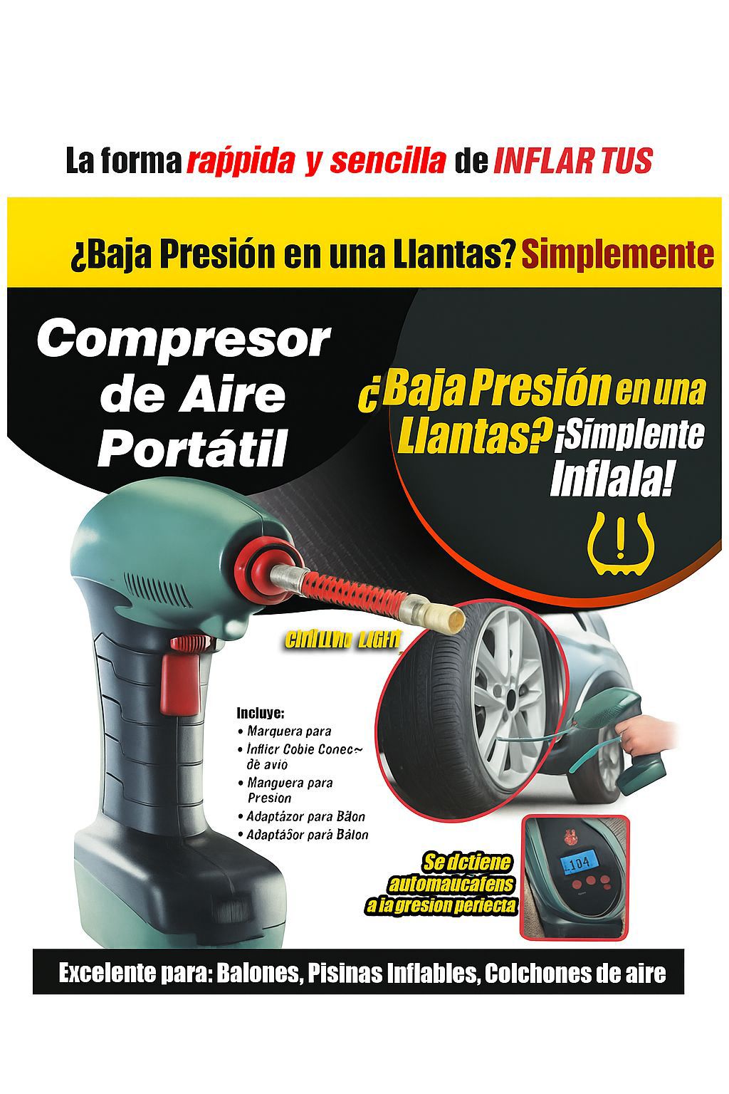 Miniatura 2 de COMPRESOR PORTATIL DE AIRE